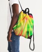 Psychedelic Rastafarian Canvas Drawstring Bag - Conscious Apparel Store