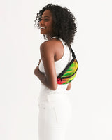 Psychedelic Rastafarian Crossbody Sling Bag - Conscious Apparel Store