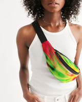 Psychedelic Rastafarian Crossbody Sling Bag - Conscious Apparel Store