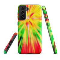 Psychedelic Rastafarian Flag Tough Cellphone case for Samsung® - Conscious Apparel Store