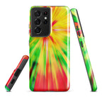 Psychedelic Rastafarian Flag Tough Cellphone case for Samsung® - Conscious Apparel Store