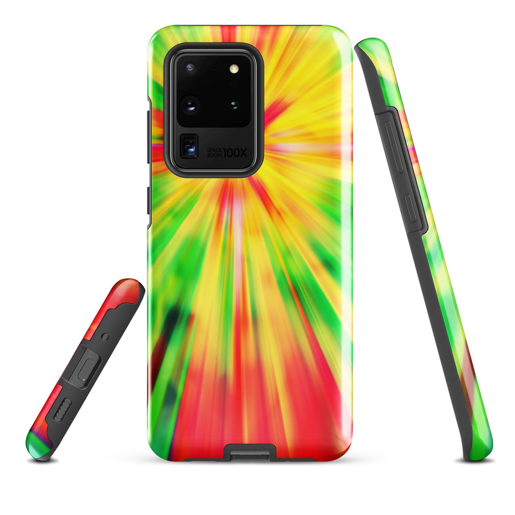 Psychedelic Rastafarian Flag Tough Cellphone case for Samsung® - Conscious Apparel Store