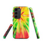 Psychedelic Rastafarian Flag Tough Cellphone case for Samsung® - Conscious Apparel Store