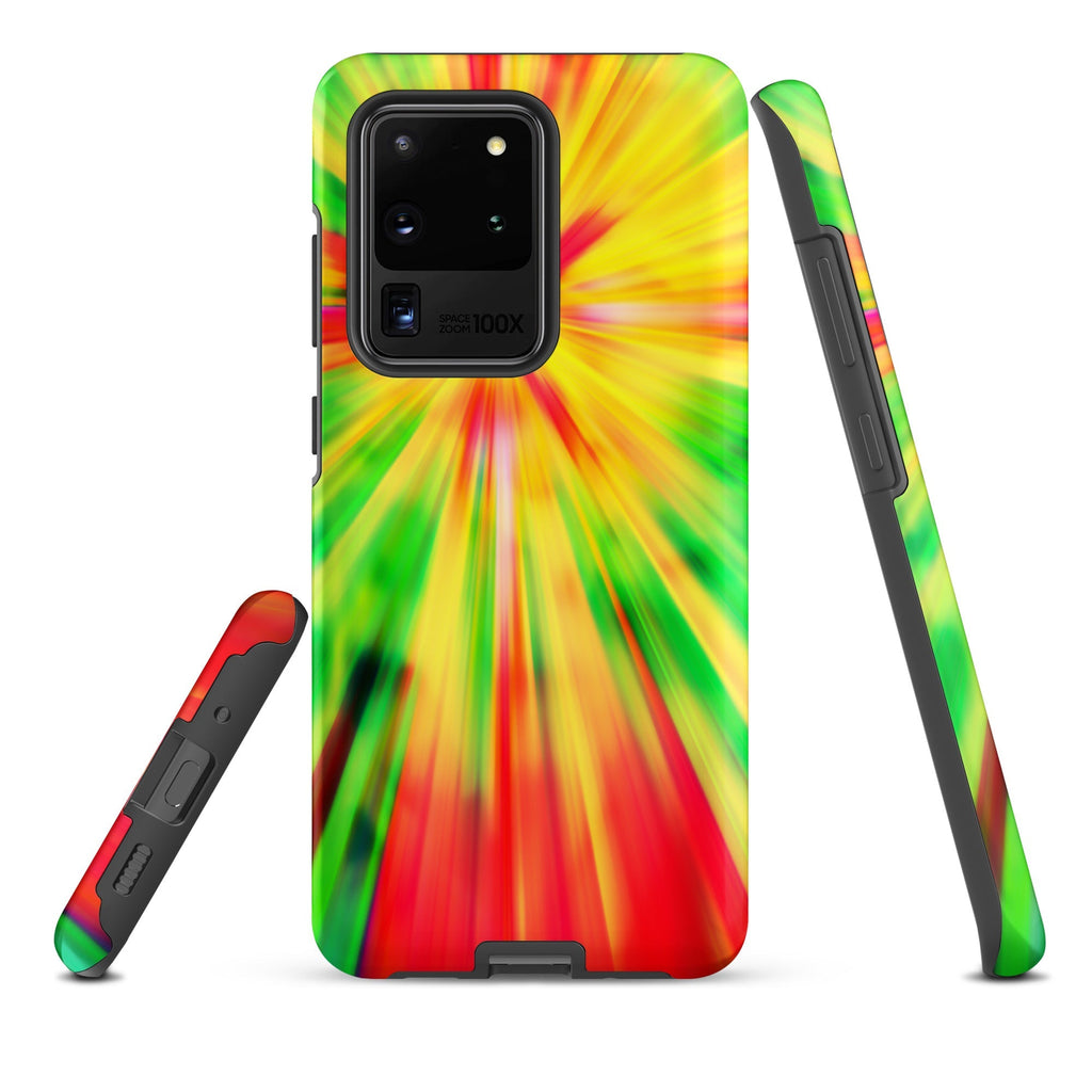 Psychedelic Rastafarian Flag Tough Cellphone case for Samsung® - Conscious Apparel Store