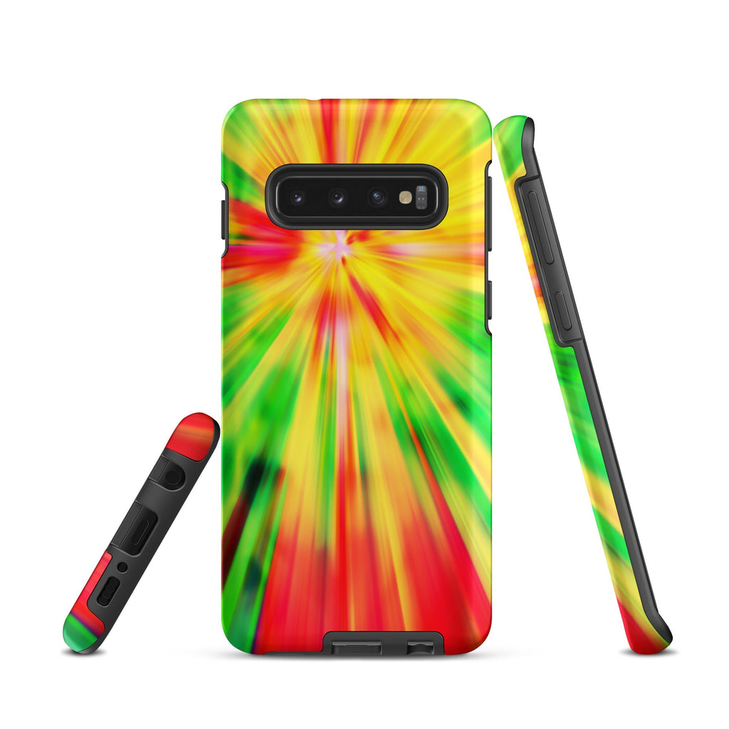Psychedelic Rastafarian Flag Tough Cellphone case for Samsung® - Conscious Apparel Store