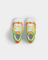 Psychedelic Rastafarian Kids Hightop Canvas Shoe - Conscious Apparel Store