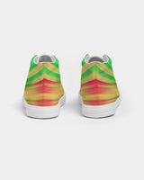 Psychedelic Rastafarian Kids Hightop Canvas Shoe - Conscious Apparel Store