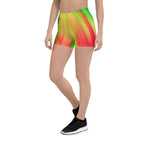Psychedelic Rastafarian Leggings Shorts - Conscious Apparel Store