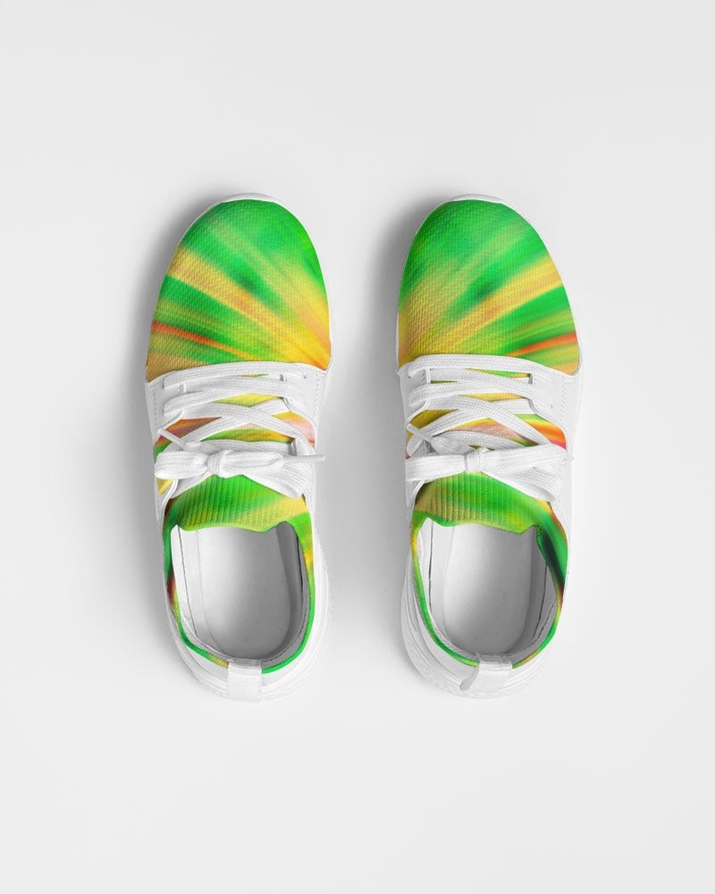 Psychedelic Rastafarian Men's Two-Tone Sneaker - Conscious Apparel Store