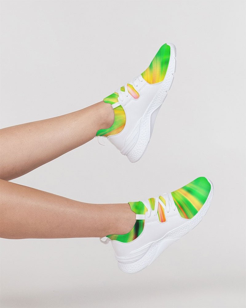 Psychedelic Rastafarian Women's Two-Tone Sneaker - Conscious Apparel Store