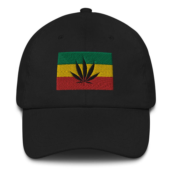 Rasta Leaf Ball Cap - Conscious Apparel Store