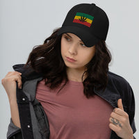 Rasta Leaf Ball Cap - Conscious Apparel Store