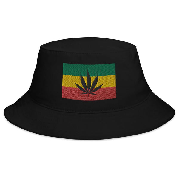 Rasta Leaf Bucket Hat - Conscious Apparel Store