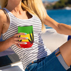 Rasta Leaf Flag 12oz Wine Tumbler - Conscious Apparel Store