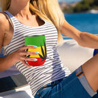 Rasta Leaf Flag 12oz Wine Tumbler - Conscious Apparel Store