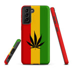Rasta Leaf Tough Cellphone case for Samsung® - Conscious Apparel Store