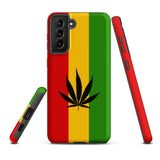 Rasta Leaf Tough Cellphone case for Samsung® - Conscious Apparel Store