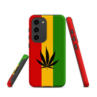 Rasta Leaf Tough Cellphone case for Samsung® - Conscious Apparel Store