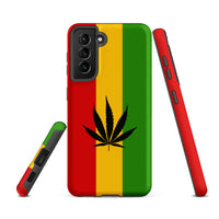 Rasta Leaf Tough Cellphone case for Samsung® - Conscious Apparel Store