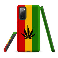 Rasta Leaf Tough Cellphone case for Samsung® - Conscious Apparel Store