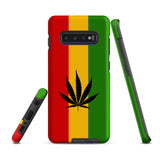 Rasta Leaf Tough Cellphone case for Samsung® - Conscious Apparel Store