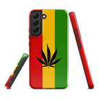 Rasta Leaf Tough Cellphone case for Samsung® - Conscious Apparel Store