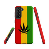 Rasta Leaf Tough Cellphone case for Samsung® - Conscious Apparel Store