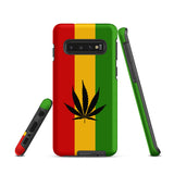 Rasta Leaf Tough Cellphone case for Samsung® - Conscious Apparel Store