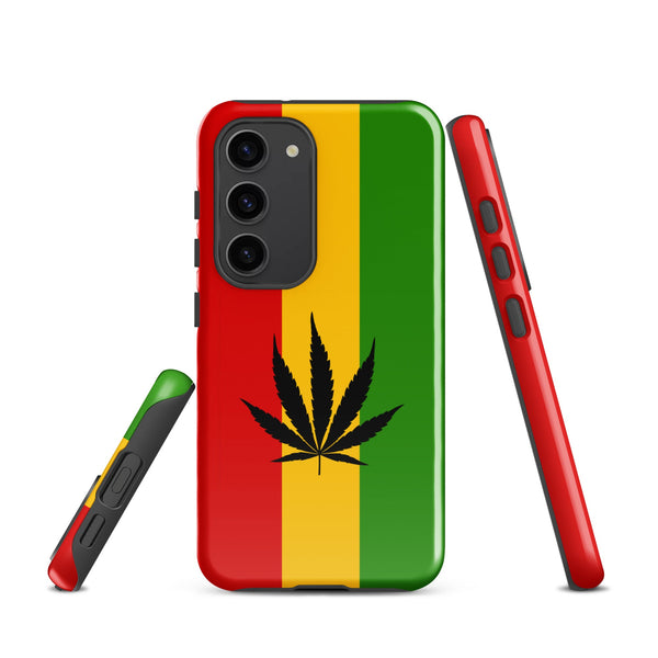 Rasta Leaf Tough Cellphone case for Samsung® - Conscious Apparel Store