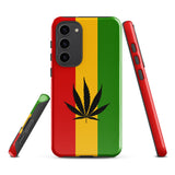 Rasta Leaf Tough Cellphone case for Samsung® - Conscious Apparel Store