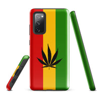 Rasta Leaf Tough Cellphone case for Samsung® - Conscious Apparel Store