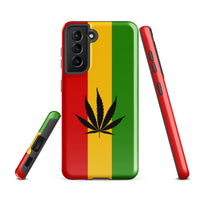 Rasta Leaf Tough Cellphone case for Samsung® - Conscious Apparel Store