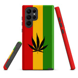 Rasta Leaf Tough Cellphone case for Samsung® - Conscious Apparel Store