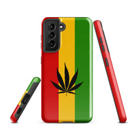 Rasta Leaf Tough Cellphone case for Samsung® - Conscious Apparel Store