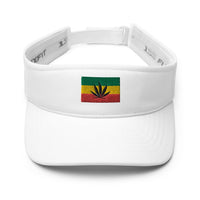 Rasta Leaf Visor - Conscious Apparel Store