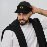 Rasta Leaf Visor - Conscious Apparel Store