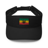 Rasta Leaf Visor - Conscious Apparel Store