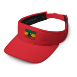 Rasta Leaf Visor - Conscious Apparel Store