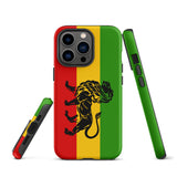 Rasta Lion Tough Cellphone Case for iPhone® - Conscious Apparel Store