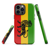 Rasta Lion Tough Cellphone Case for iPhone® - Conscious Apparel Store