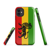 Rasta Lion Tough Cellphone Case for iPhone® - Conscious Apparel Store