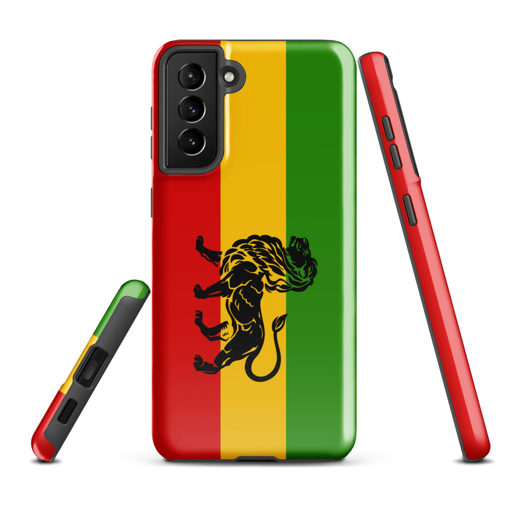 Rasta Lion Tough Cellphone case for Samsung® - Conscious Apparel Store