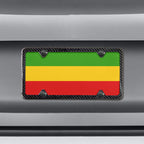 Rastafarian Flag Custom License Plate - Conscious Apparel Store