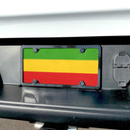 Rastafarian Flag Custom License Plate - Conscious Apparel Store