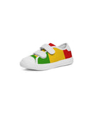Rastafarian Flag Kids Velcro Sneaker - Conscious Apparel Store
