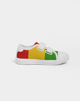 Rastafarian Flag Kids Velcro Sneaker - Conscious Apparel Store