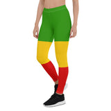 Rastafarian Flag Leggings - Conscious Apparel Store