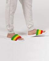 Rastafarian Flag Men's Slide Sandal - Conscious Apparel Store