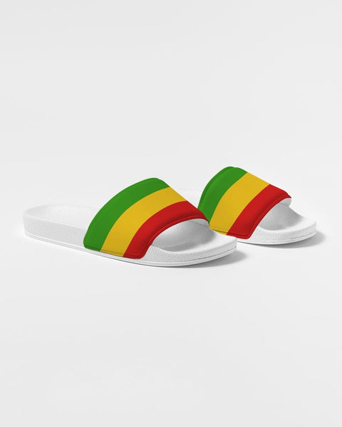 Rastafarian Flag Men's Slide Sandal - Conscious Apparel Store