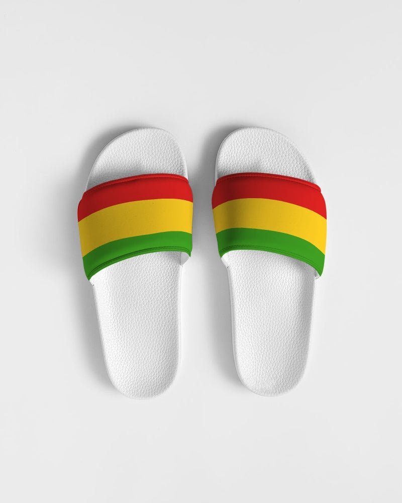 Rastafarian Flag Men's Slide Sandal - Conscious Apparel Store